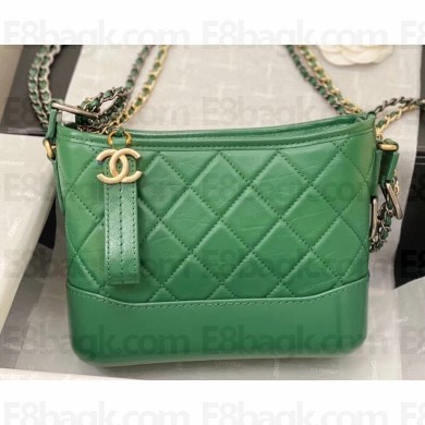 Chanel Gabrielle Small Hobo Bag A91810 Green 2019