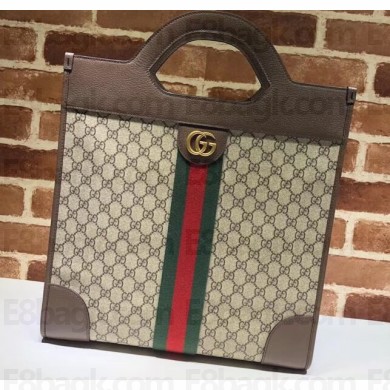 Gucci Web Ophidia GG Medium Top Handle Tote Bag 547941