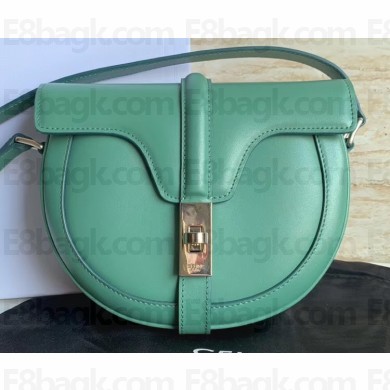 Celine Small Besace 16 Bag in Satinated Calfskin Celadon 2019