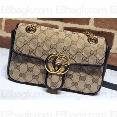 Gucci GG Marmont Mini Matelassé Shoulder Bag 446744 Diagonal GG Canvas