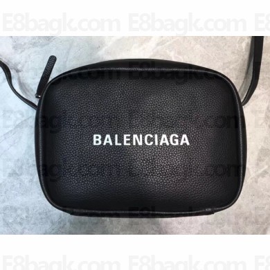 Balenciaga Calfskin Everyday Camera S Bag Black