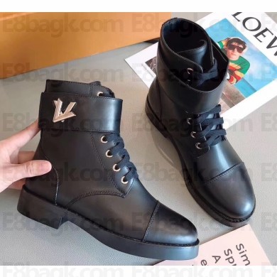 Louis Vuitton Wonderland Flat Ranger Boots Top Quality 02