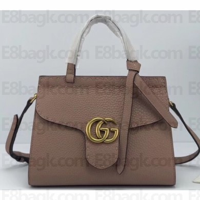 Gucci GG Marmont Mini Top Handle Bag 442622 Nude
