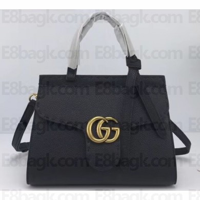 Gucci GG Marmont Mini Top Handle Bag 442622 Black