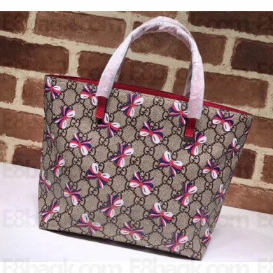 Gucci Children's GG Supreme Tote Bag 410812 Print 27