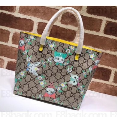 Gucci Children's GG Supreme Tote Bag 410812 Print 24