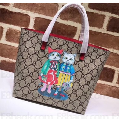 Gucci Children's GG Supreme Tote Bag 410812 Print 09