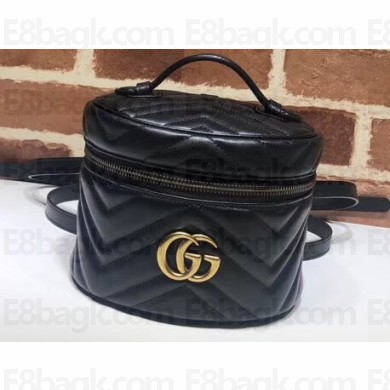 Gucci GG Marmont Mini Backpack Bag 598594 Black