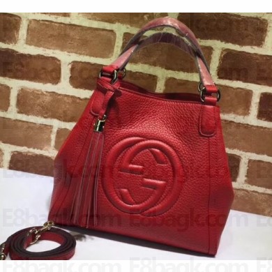 Gucci Soho Leather Shoulder Small Bag 336751 Red