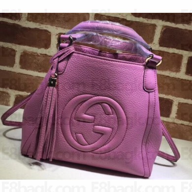 Gucci Soho Leather Shoulder Small Bag 336751 Pink