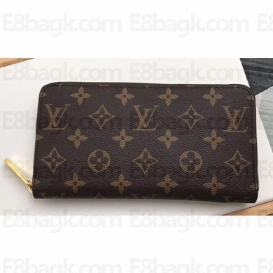 Louis Vuitton Zippy Wallet Monogram Canvas M42616 Brown