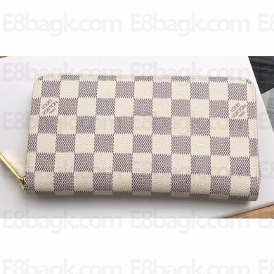 Louis Vuitton Zippy Wallet Damier Azur Canvas N41660 Beige