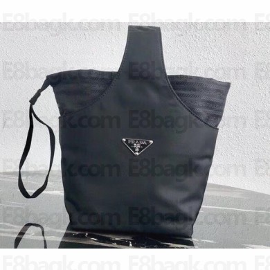 Prada Vintage Shoulder Hobo Bag 1420 Black 2020