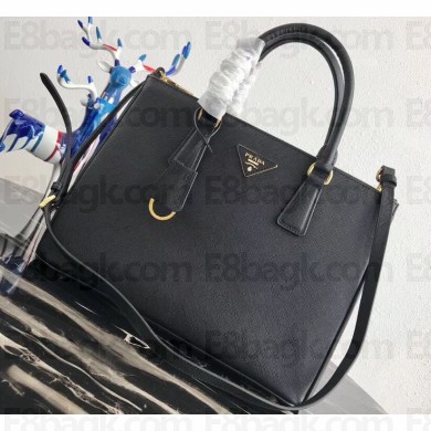 Prada Galleria Medium Saffiano Leather Bag 1BA274 Black