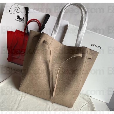 Celine Small Cabas Phantom Bag in Grained Calfskin Apricot
