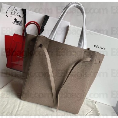 Celine Small Cabas Phantom Bag in Grained Calfskin Camel