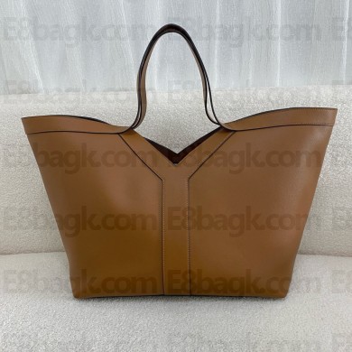saint laurent Y tote bag caramel 2024 (original quality)