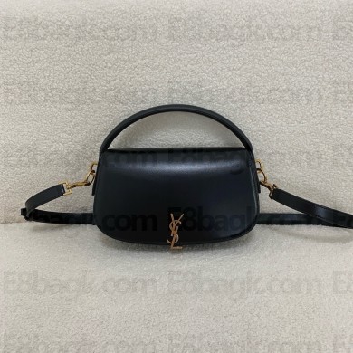 Saint Laurent VOLTAIRE BOX Leather Shoulder Bag 787671 Black 2024(ORIGINAL QUALITY)