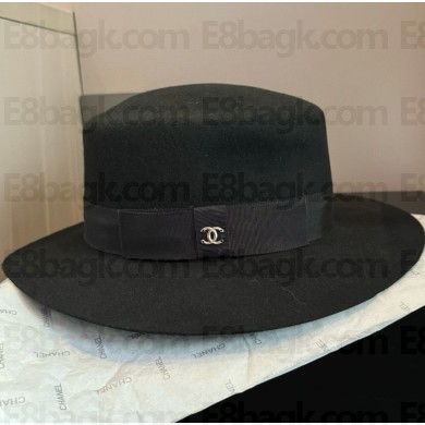 Chanel formal hat black-2024