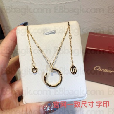 cartier juste en clou necklace yellow gold