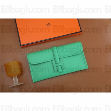 Hermes Jige Elan 29 Swift Clutch Bag vert comics handmade(original quality)