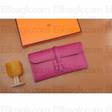 Hermes Jige Elan 29 Swift Clutch Bag rose pourpre handmade(original quality)