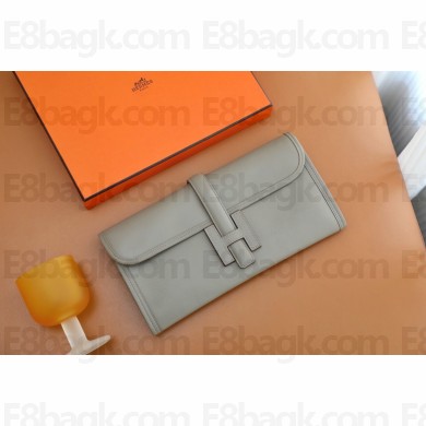 Hermes Jige Elan 29 Swift Clutch Bag gris asphalte handmade(original quality)