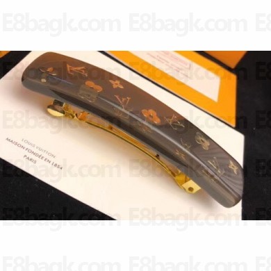 Louis Vuitton Resin Monogram Hair Barrette 03