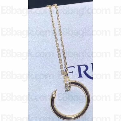 Cartier Real 18k juste un clou necklace with diamonds Yellow Gold