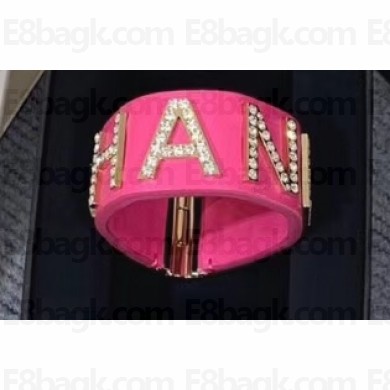 Chanel Cuff Bracelet AB0647 Fuchsia 2019
