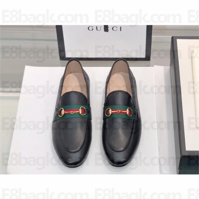 Gucci  Horsebit loafer with Web ‎581513 black 2023