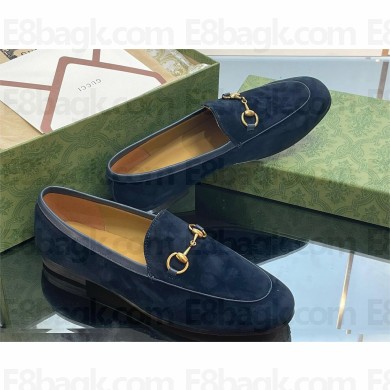 Gucci Jordaan loafer ‎406994 dark blue 2023