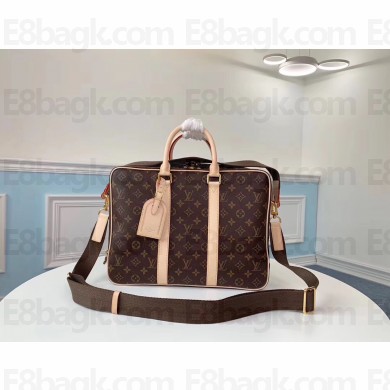 Louis Vuitton Monogram Macassar Canvas Porte-Documents dandy Bag M40007