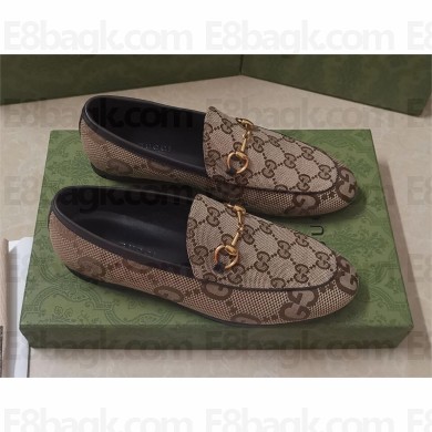 Gucci Women's Jordaan jumbo GG loafer 431467 2023