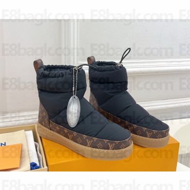 Louis Vuitton LV Cloud Ankle Boot Nylon and Monogram canvas1ADD4O black 1116-2024