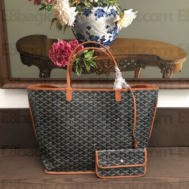 Goyard Anjou Reversible Tote PM/GM Bag Brown
