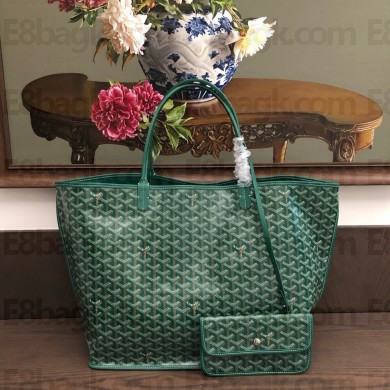 Goyard Anjou Reversible Tote PM/GM Bag green