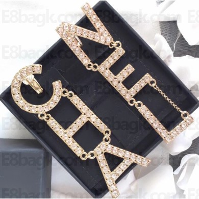 Chanel Metal & Strass Earrings AB1440 2019