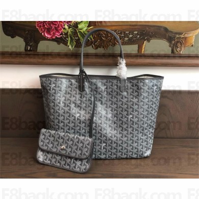 Goyard Saint Louis PM Tote Bag gray