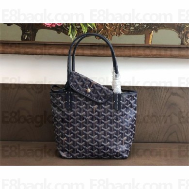 Goyard Saint Louis MINI Tote Bag navy