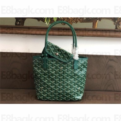 Goyard Saint Louis MINI Tote Bag green