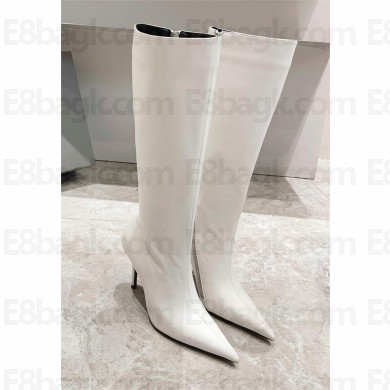 Balenciaga Women's Witch 110mm Boot in WHITE 2023