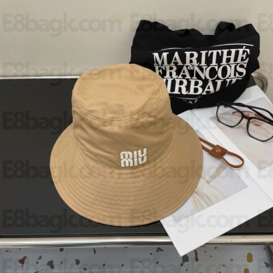 Miu Miu Drill hat khaki/white 2024
