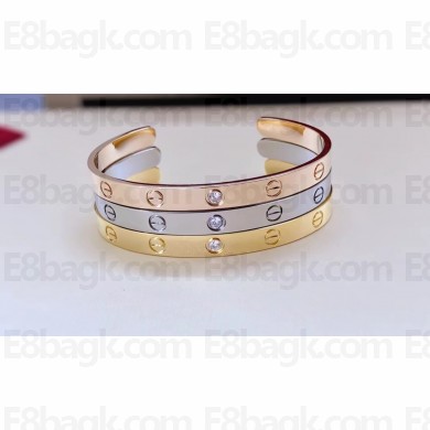 Cartier white gold LOVE BRACELET, 1 DIAMOND
