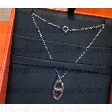 Hermes Farandole Pendant Necklace White Gold