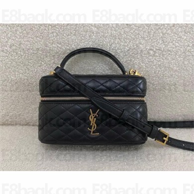 Saint Laurent GABY vanity bag in lambskin black(original quality)