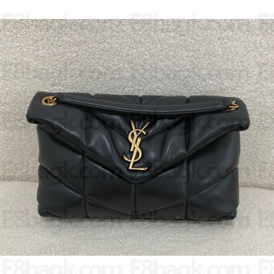 Saint Laurent  puffer small in Nappa leather black (original quality) 2024