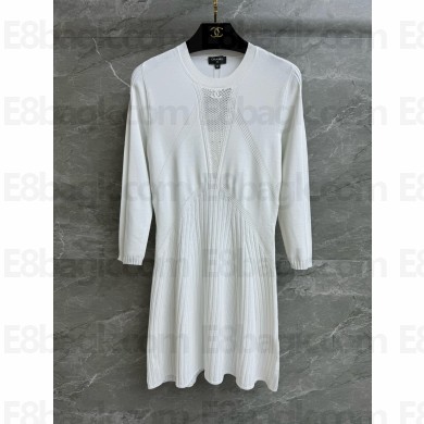 chanel white cut out dress 2024 
