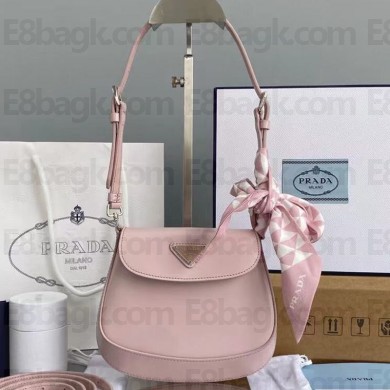 Prada Leather Medieval underarm bag in Pink Pb007