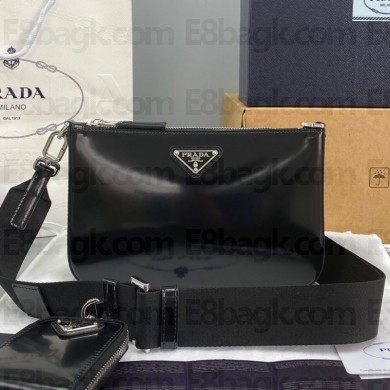 Prada Cowhide Shoulder bag in Black Pb016